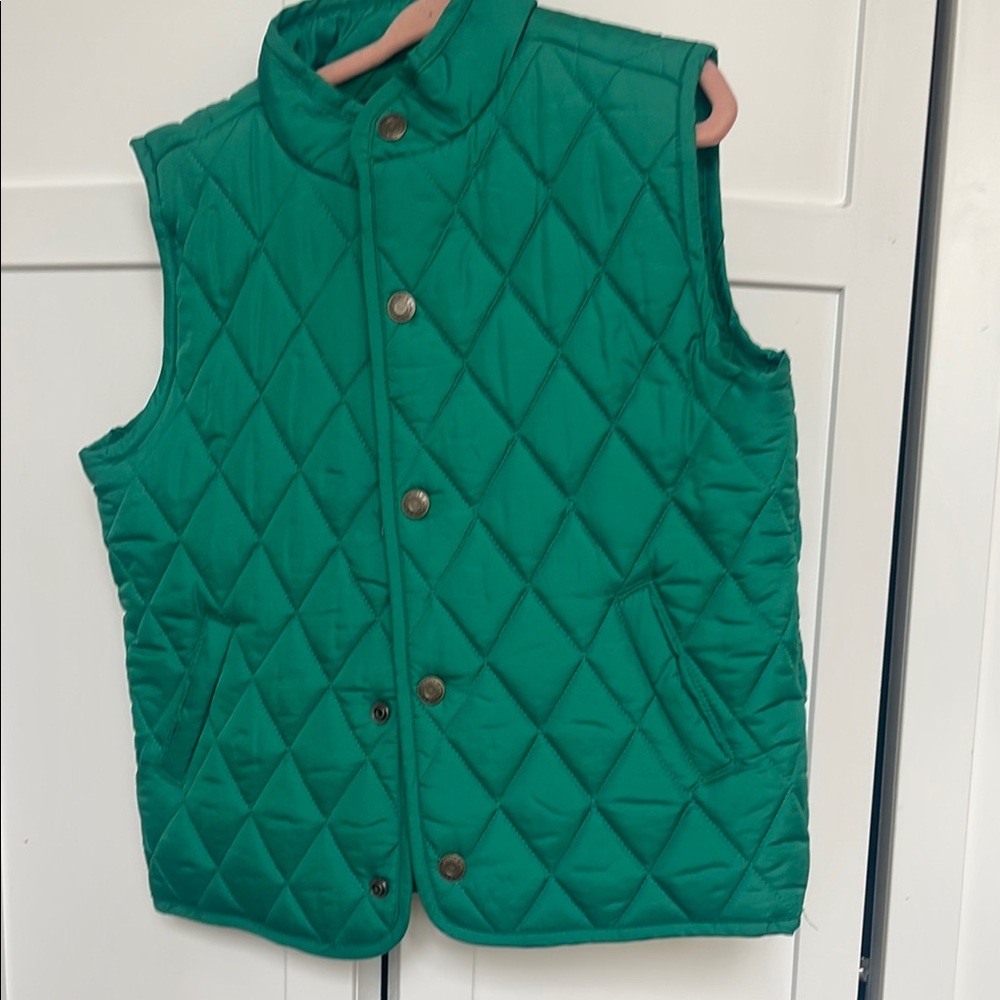 Janie and Jack Emerald Quilted Vest